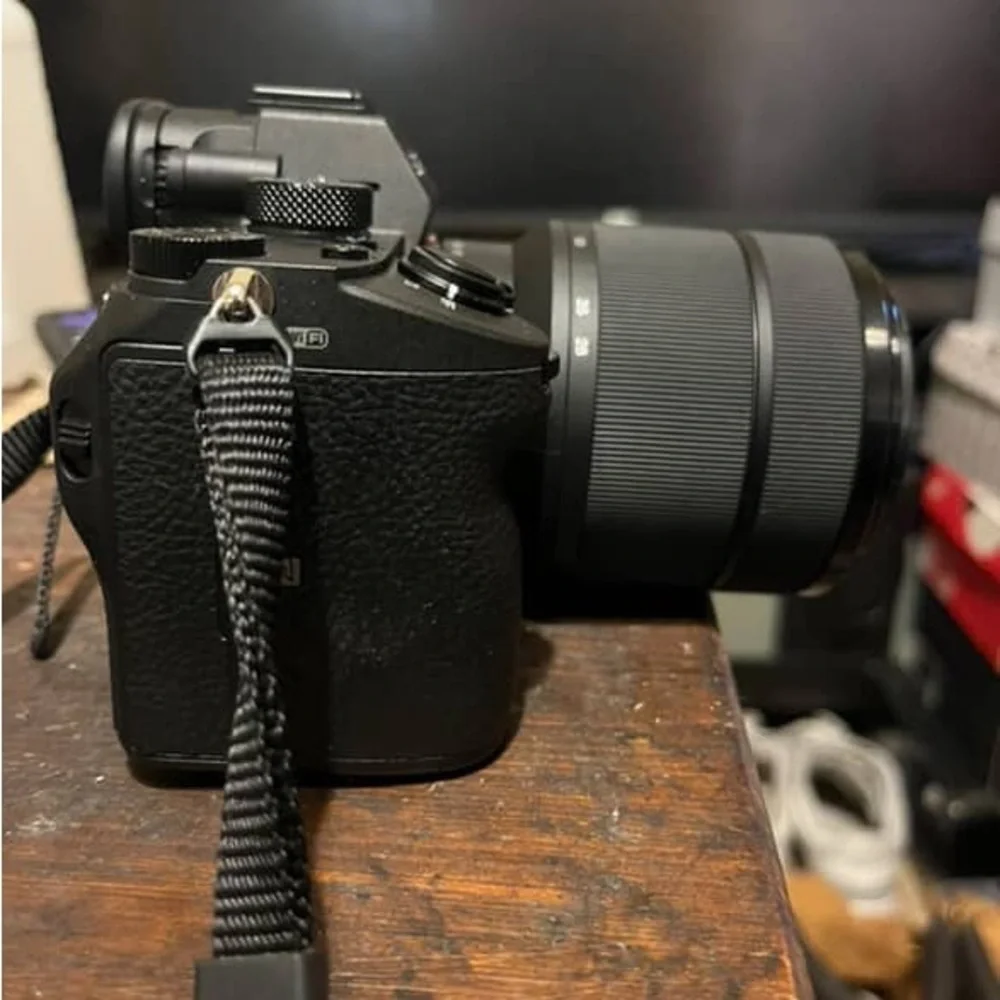 Black Fujifilm Mirrorless Camera